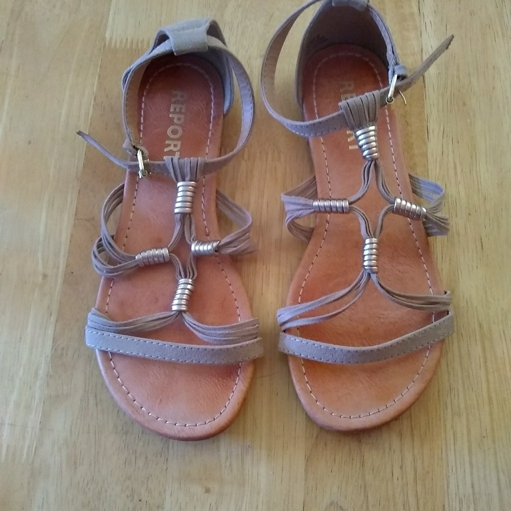 Tan sandals